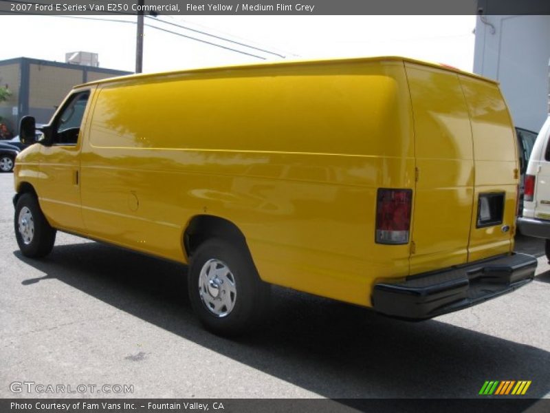 Fleet Yellow / Medium Flint Grey 2007 Ford E Series Van E250 Commercial