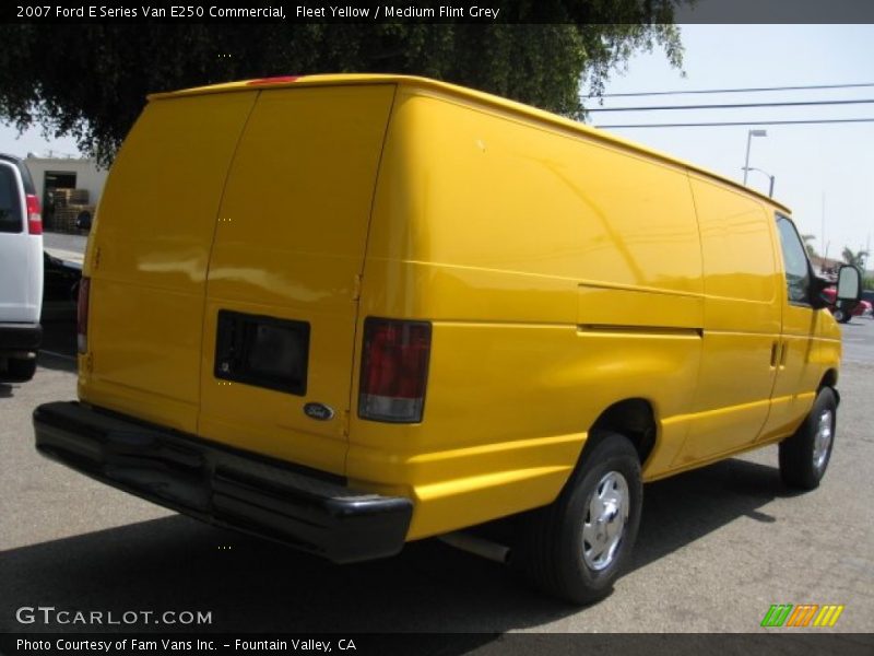 Fleet Yellow / Medium Flint Grey 2007 Ford E Series Van E250 Commercial