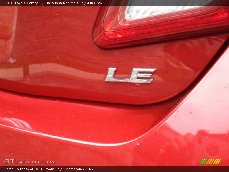 Barcelona Red Metallic / Ash Gray 2010 Toyota Camry LE