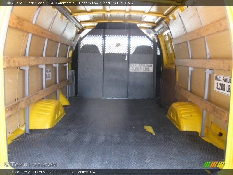 Fleet Yellow / Medium Flint Grey 2007 Ford E Series Van E250 Commercial