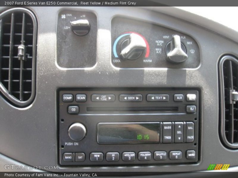 Fleet Yellow / Medium Flint Grey 2007 Ford E Series Van E250 Commercial