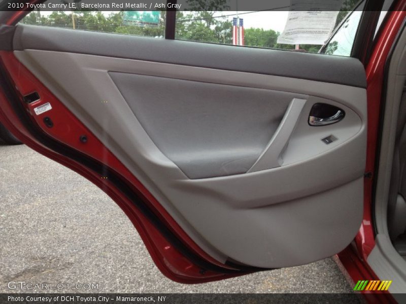 Barcelona Red Metallic / Ash Gray 2010 Toyota Camry LE