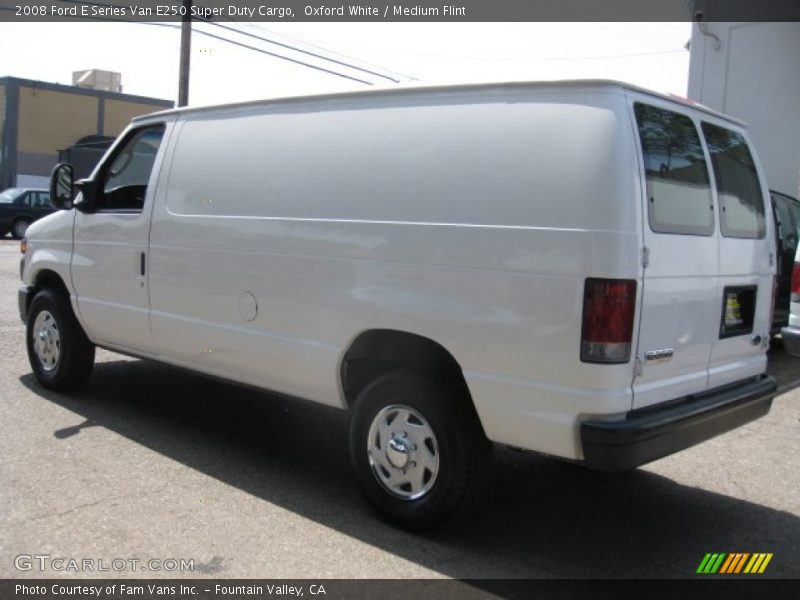 Oxford White / Medium Flint 2008 Ford E Series Van E250 Super Duty Cargo