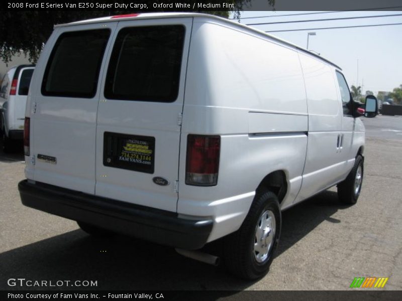 Oxford White / Medium Flint 2008 Ford E Series Van E250 Super Duty Cargo