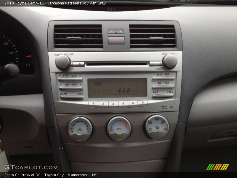 Barcelona Red Metallic / Ash Gray 2010 Toyota Camry LE