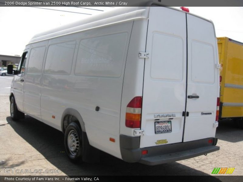 Arctic White / Gray 2006 Dodge Sprinter Van 2500 High Roof Cargo