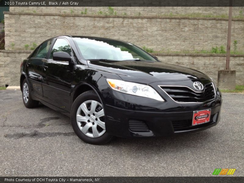 Black / Ash Gray 2010 Toyota Camry LE