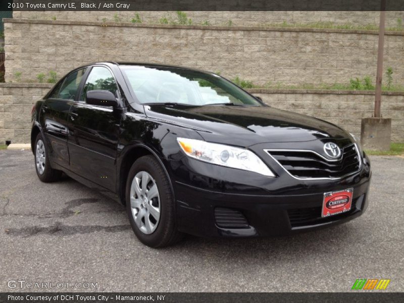 Black / Ash Gray 2010 Toyota Camry LE