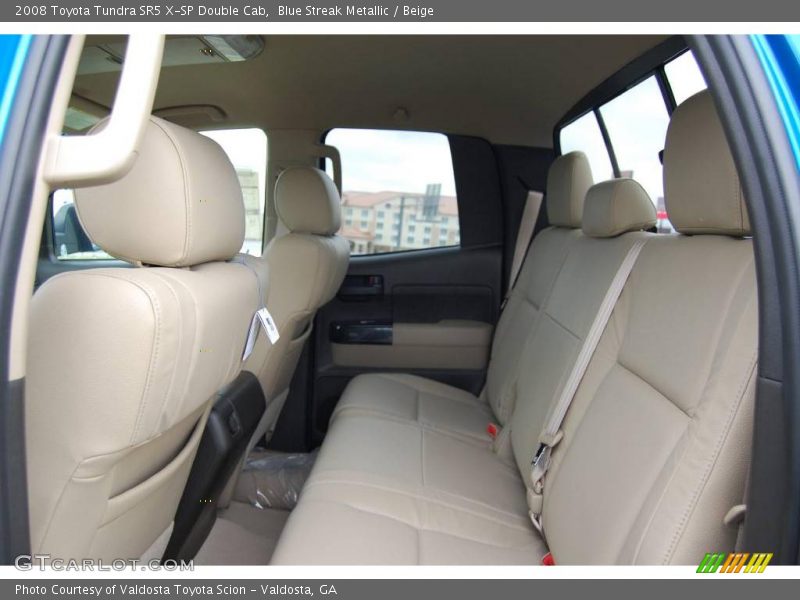 Blue Streak Metallic / Beige 2008 Toyota Tundra SR5 X-SP Double Cab