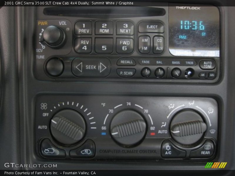 Summit White / Graphite 2001 GMC Sierra 3500 SLT Crew Cab 4x4 Dually
