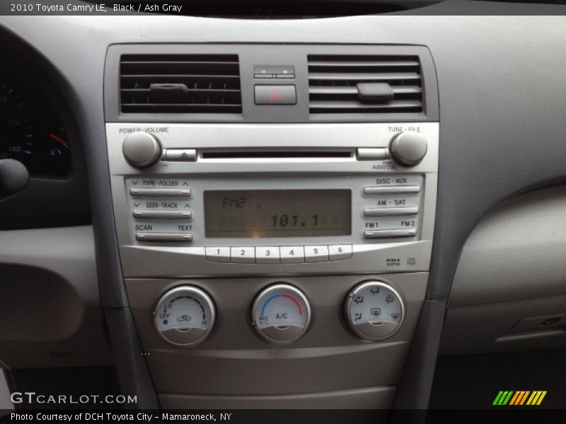 Black / Ash Gray 2010 Toyota Camry LE