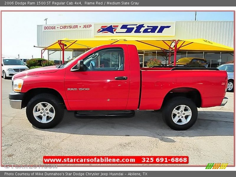 Flame Red / Medium Slate Gray 2006 Dodge Ram 1500 ST Regular Cab 4x4