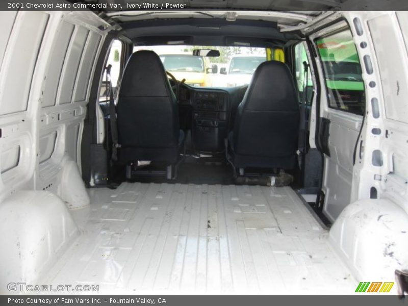 Ivory White / Pewter 2001 Chevrolet Astro Commercial Van