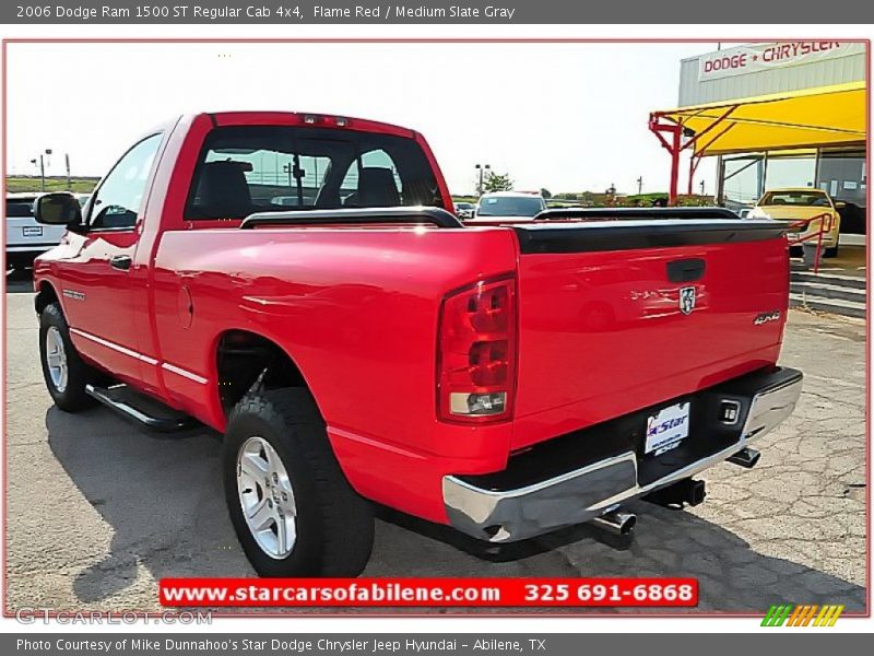 Flame Red / Medium Slate Gray 2006 Dodge Ram 1500 ST Regular Cab 4x4