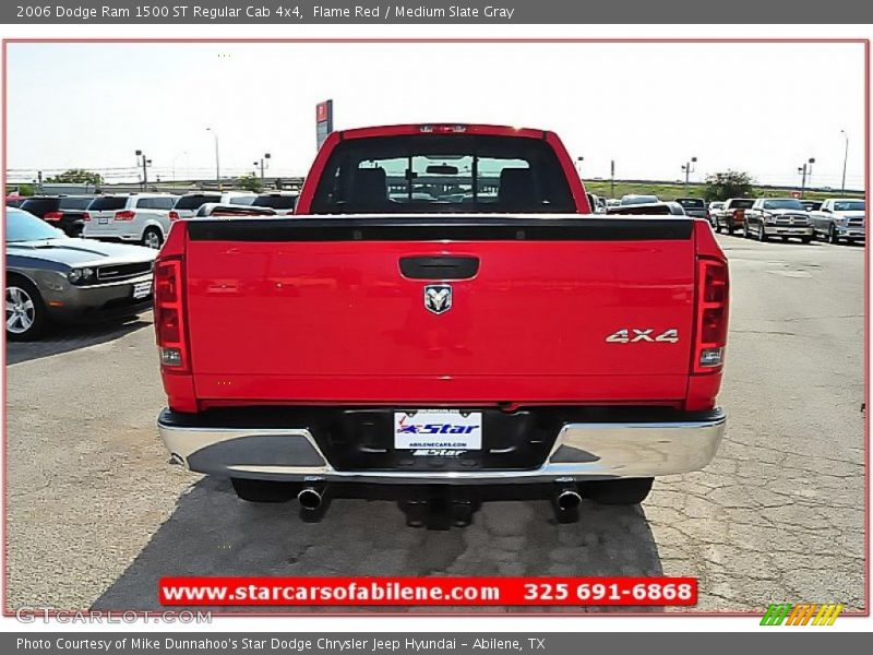 Flame Red / Medium Slate Gray 2006 Dodge Ram 1500 ST Regular Cab 4x4