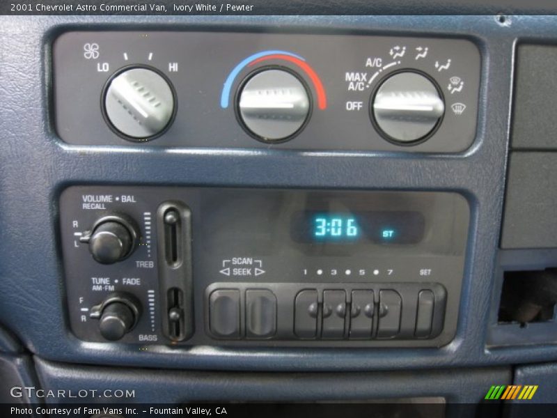 Ivory White / Pewter 2001 Chevrolet Astro Commercial Van