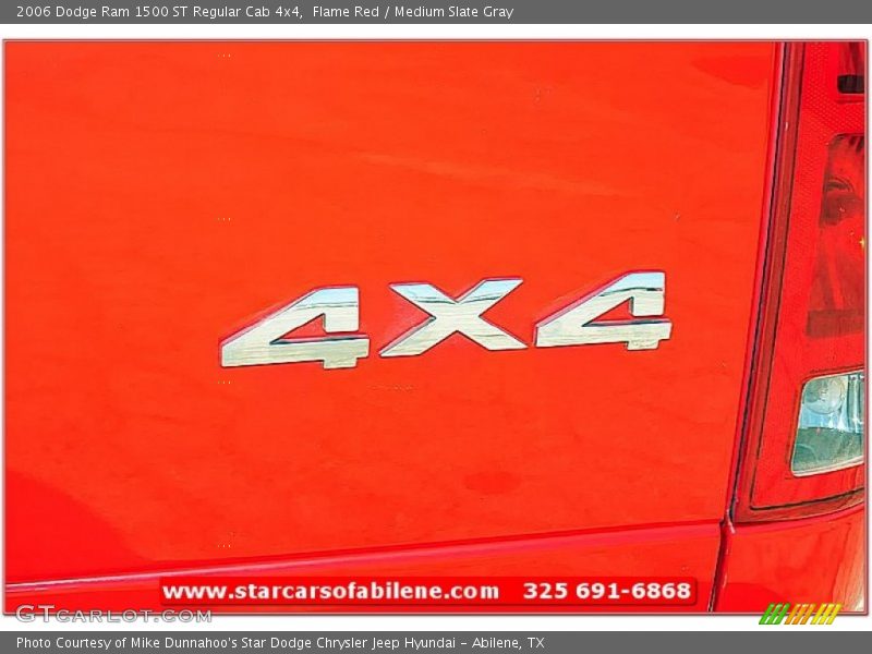 Flame Red / Medium Slate Gray 2006 Dodge Ram 1500 ST Regular Cab 4x4
