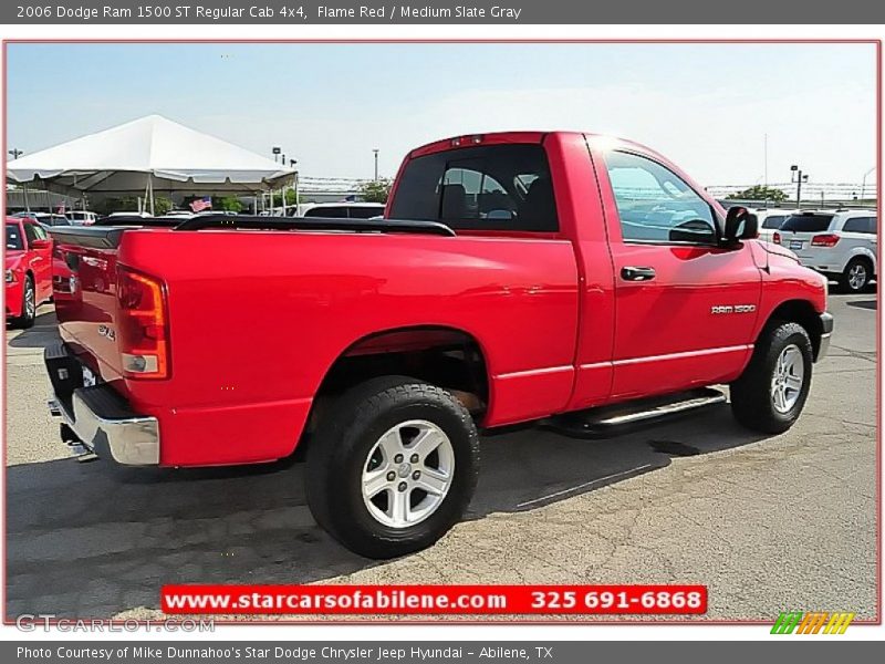 Flame Red / Medium Slate Gray 2006 Dodge Ram 1500 ST Regular Cab 4x4