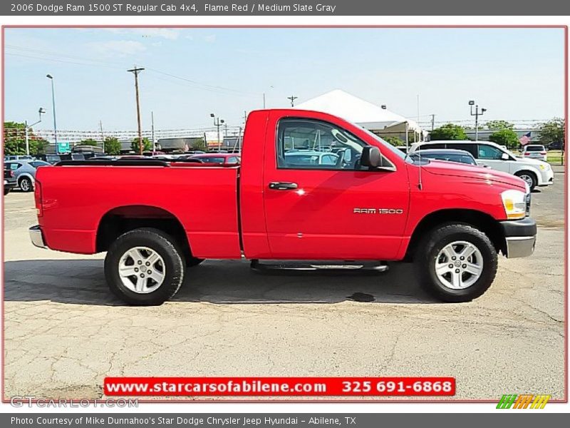 Flame Red / Medium Slate Gray 2006 Dodge Ram 1500 ST Regular Cab 4x4