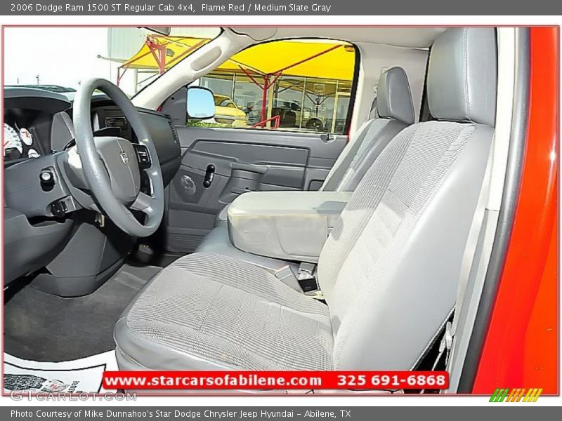 Flame Red / Medium Slate Gray 2006 Dodge Ram 1500 ST Regular Cab 4x4
