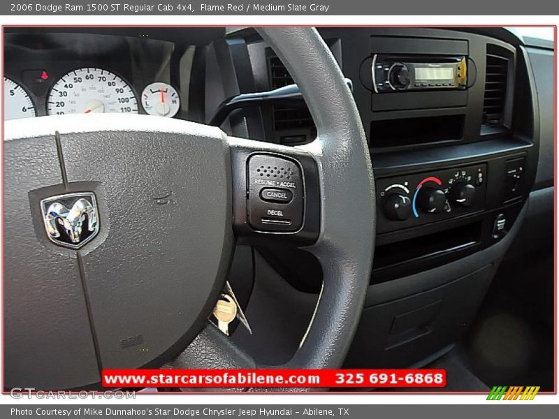 Flame Red / Medium Slate Gray 2006 Dodge Ram 1500 ST Regular Cab 4x4