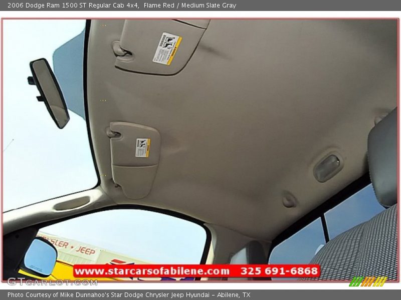 Flame Red / Medium Slate Gray 2006 Dodge Ram 1500 ST Regular Cab 4x4