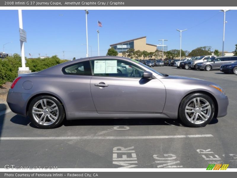 Amethyst Graphite Gray / Graphite 2008 Infiniti G 37 Journey Coupe