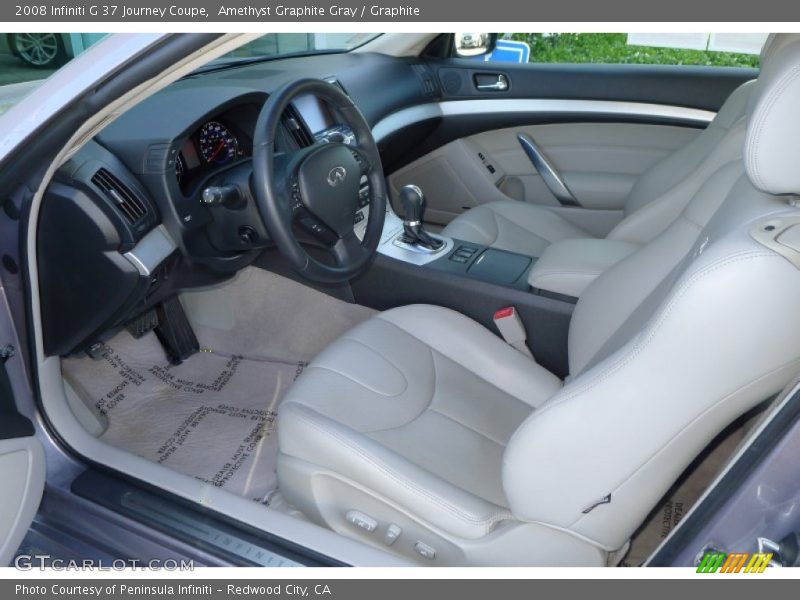 Amethyst Graphite Gray / Graphite 2008 Infiniti G 37 Journey Coupe