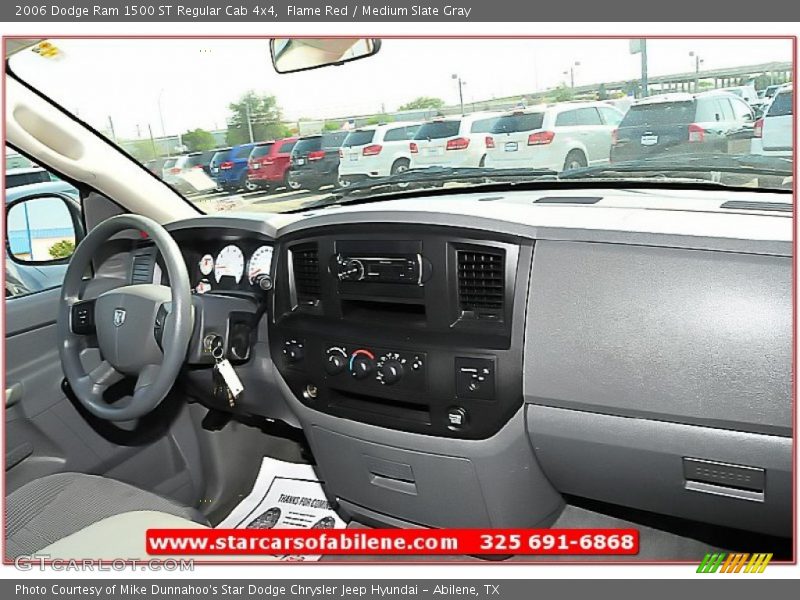 Flame Red / Medium Slate Gray 2006 Dodge Ram 1500 ST Regular Cab 4x4