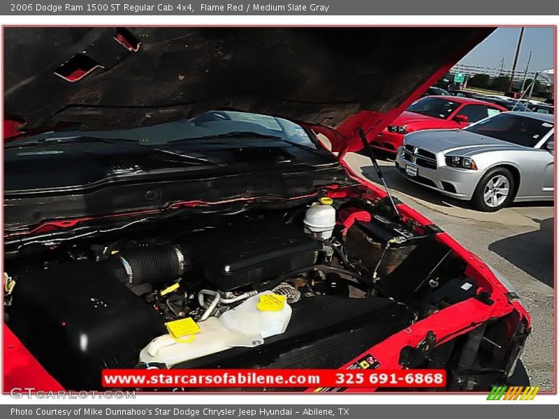 Flame Red / Medium Slate Gray 2006 Dodge Ram 1500 ST Regular Cab 4x4