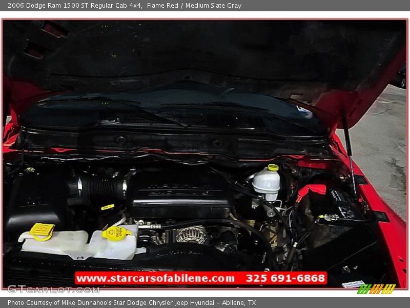 Flame Red / Medium Slate Gray 2006 Dodge Ram 1500 ST Regular Cab 4x4