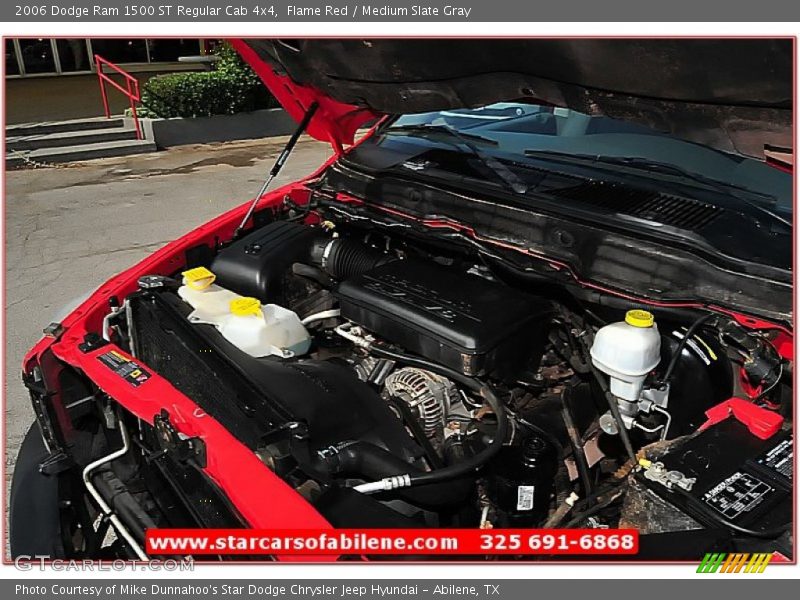 Flame Red / Medium Slate Gray 2006 Dodge Ram 1500 ST Regular Cab 4x4