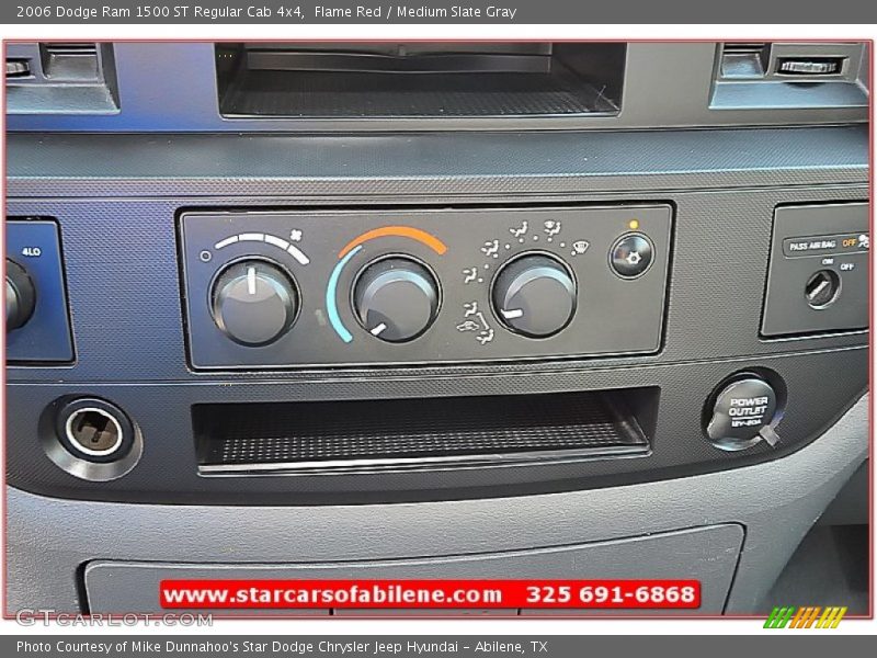 Flame Red / Medium Slate Gray 2006 Dodge Ram 1500 ST Regular Cab 4x4