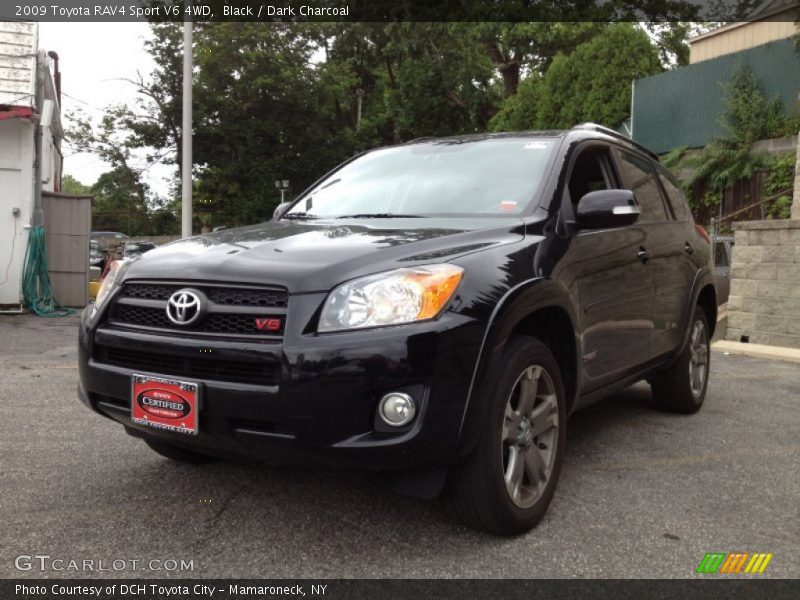 Black / Dark Charcoal 2009 Toyota RAV4 Sport V6 4WD