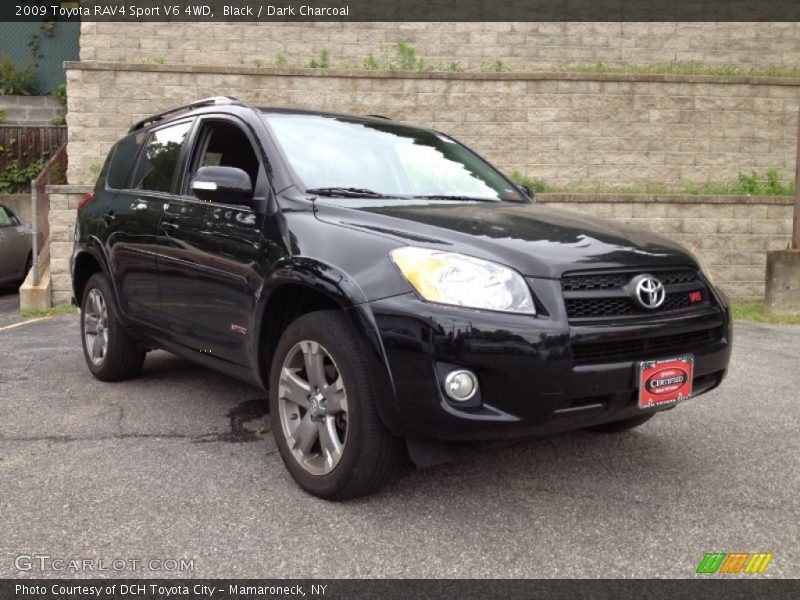 Black / Dark Charcoal 2009 Toyota RAV4 Sport V6 4WD