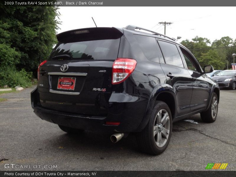 Black / Dark Charcoal 2009 Toyota RAV4 Sport V6 4WD