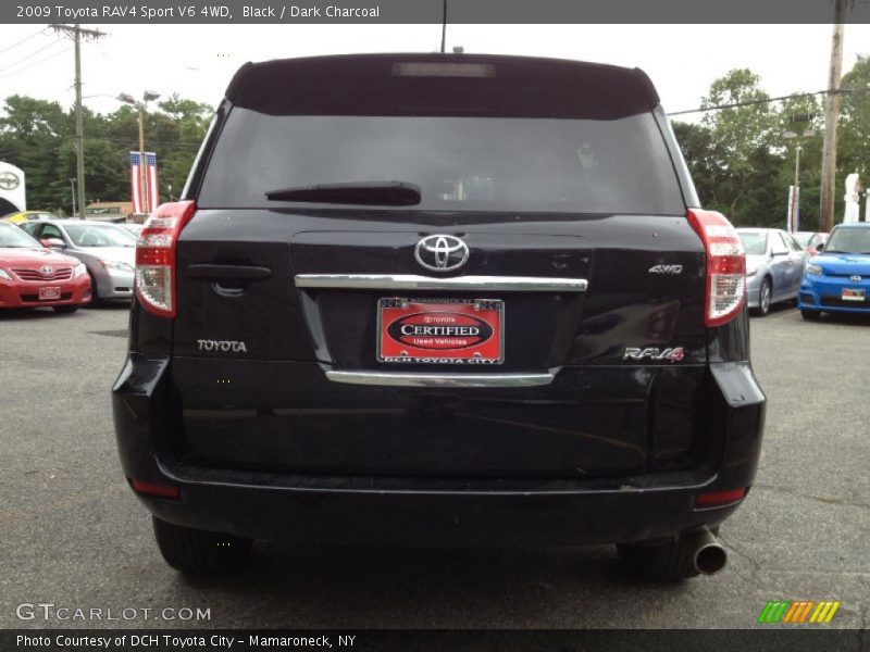 Black / Dark Charcoal 2009 Toyota RAV4 Sport V6 4WD