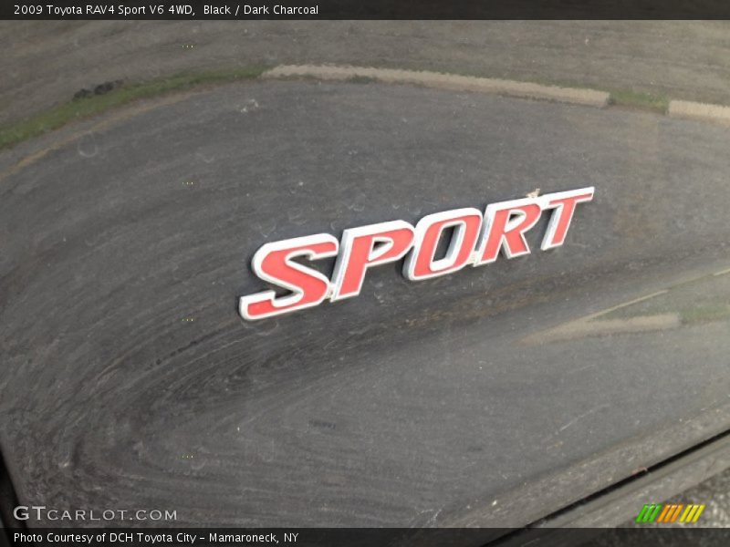 Black / Dark Charcoal 2009 Toyota RAV4 Sport V6 4WD