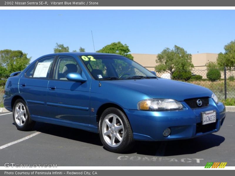 Vibrant Blue Metallic / Stone 2002 Nissan Sentra SE-R
