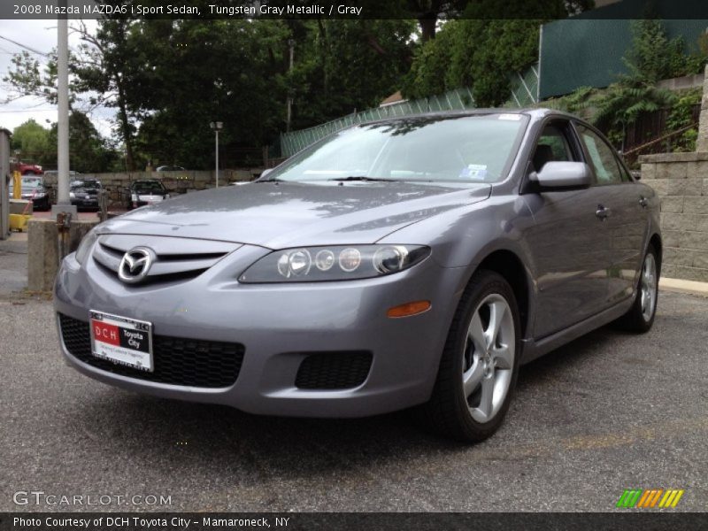 Tungsten Gray Metallic / Gray 2008 Mazda MAZDA6 i Sport Sedan