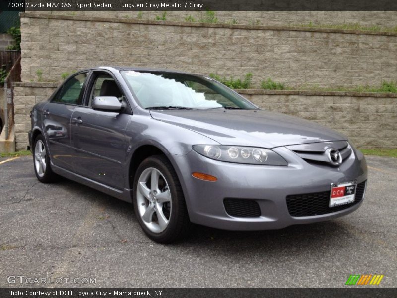 Tungsten Gray Metallic / Gray 2008 Mazda MAZDA6 i Sport Sedan