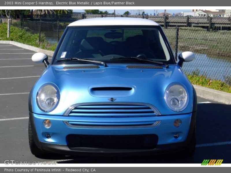 Electric Blue Metallic / Lapis Blue/Panther Black 2003 Mini Cooper S Hardtop