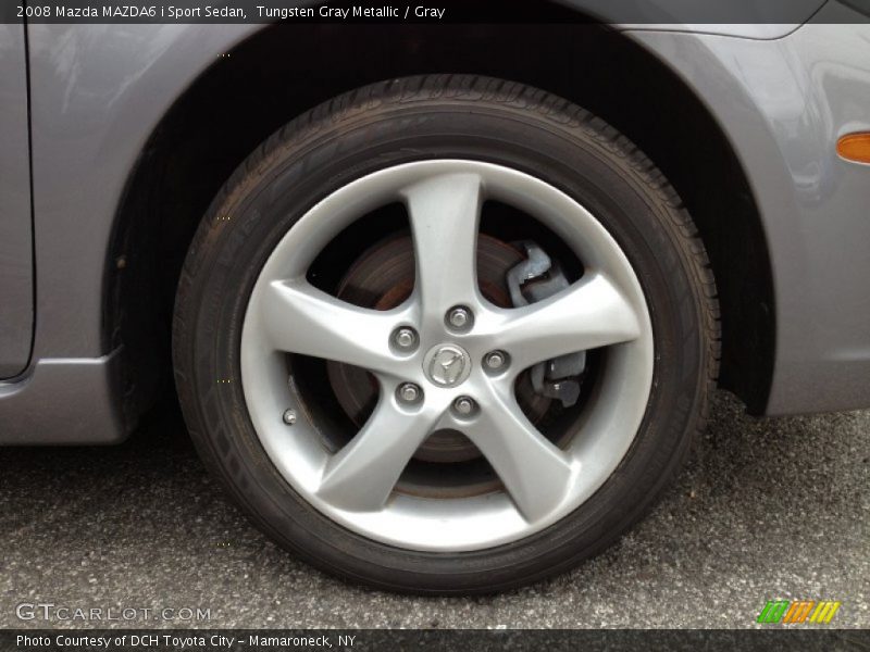 Tungsten Gray Metallic / Gray 2008 Mazda MAZDA6 i Sport Sedan