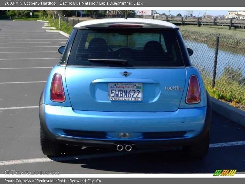 Electric Blue Metallic / Lapis Blue/Panther Black 2003 Mini Cooper S Hardtop