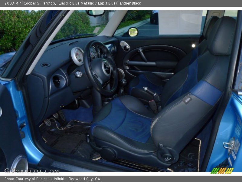  2003 Cooper S Hardtop Lapis Blue/Panther Black Interior