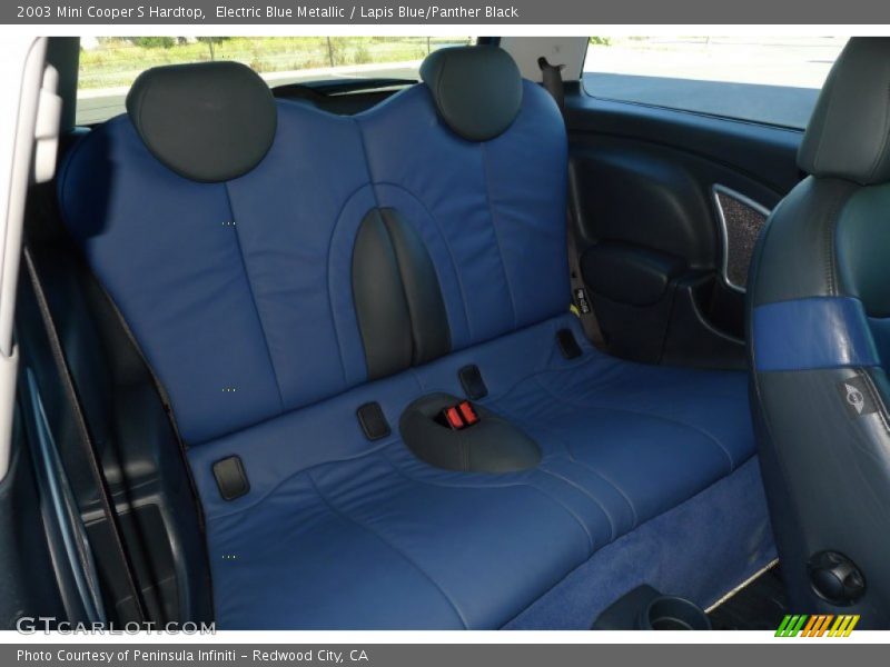 Rear Seat of 2003 Cooper S Hardtop