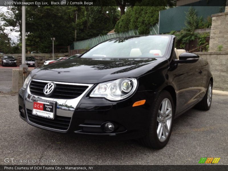 Black Uni / Cornsilk Beige 2009 Volkswagen Eos Lux