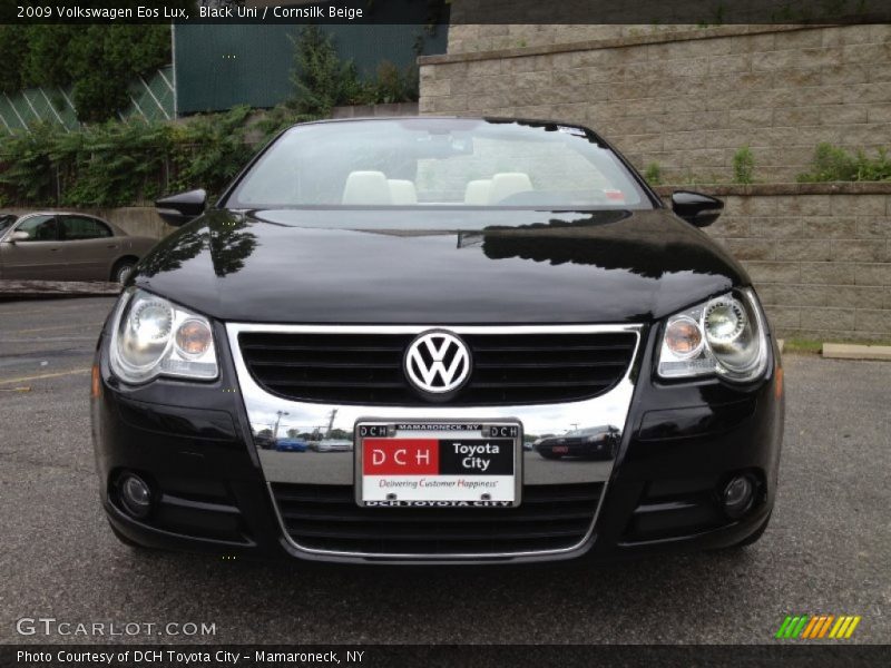 Black Uni / Cornsilk Beige 2009 Volkswagen Eos Lux