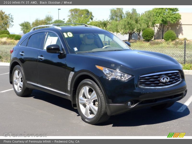 Black Obsidian / Wheat 2010 Infiniti FX 35 AWD