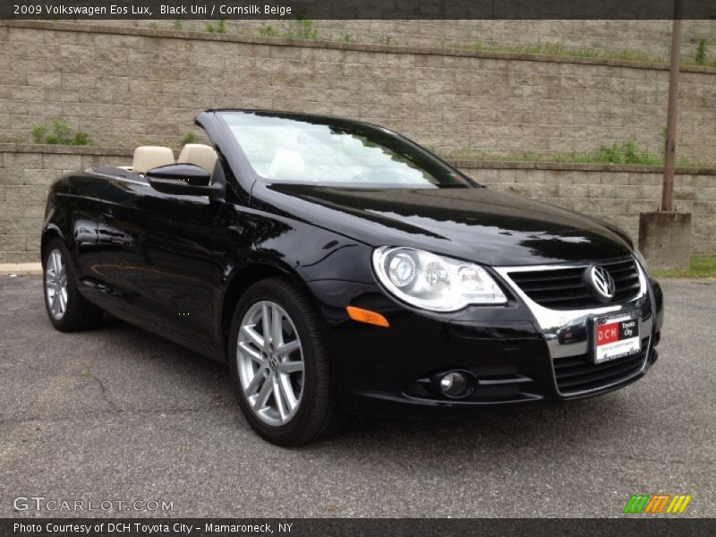 Black Uni / Cornsilk Beige 2009 Volkswagen Eos Lux